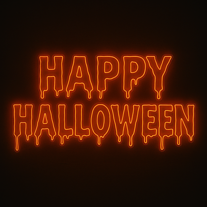 halloween neon sign led light for haunted house party decoration