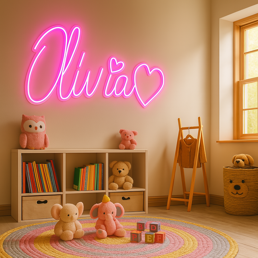 custom name sign neon wall décor glowup signs usa fast shipping