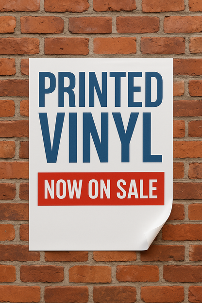 custom printed vinyl poster display austin texas promotional wall art