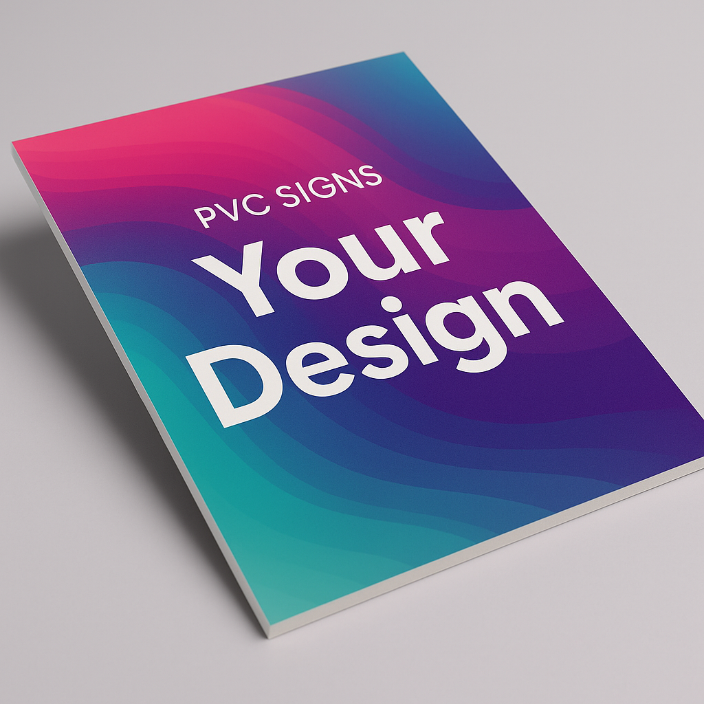 custom pvc sign durable 6mm pvc indoor outdoor signage