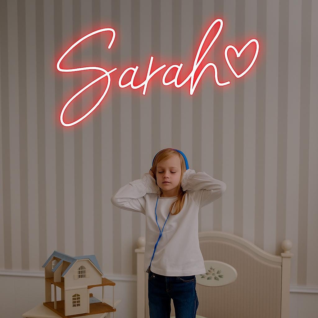 custom name sign handmade in austin texas wedding neon sign gift