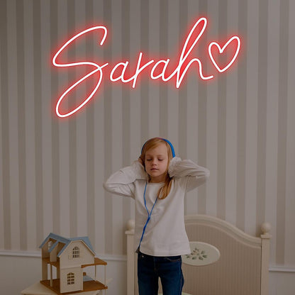 custom name sign handmade in austin texas wedding neon sign gift