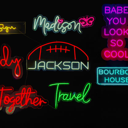 Custom Truck Neon GlowUp Signs