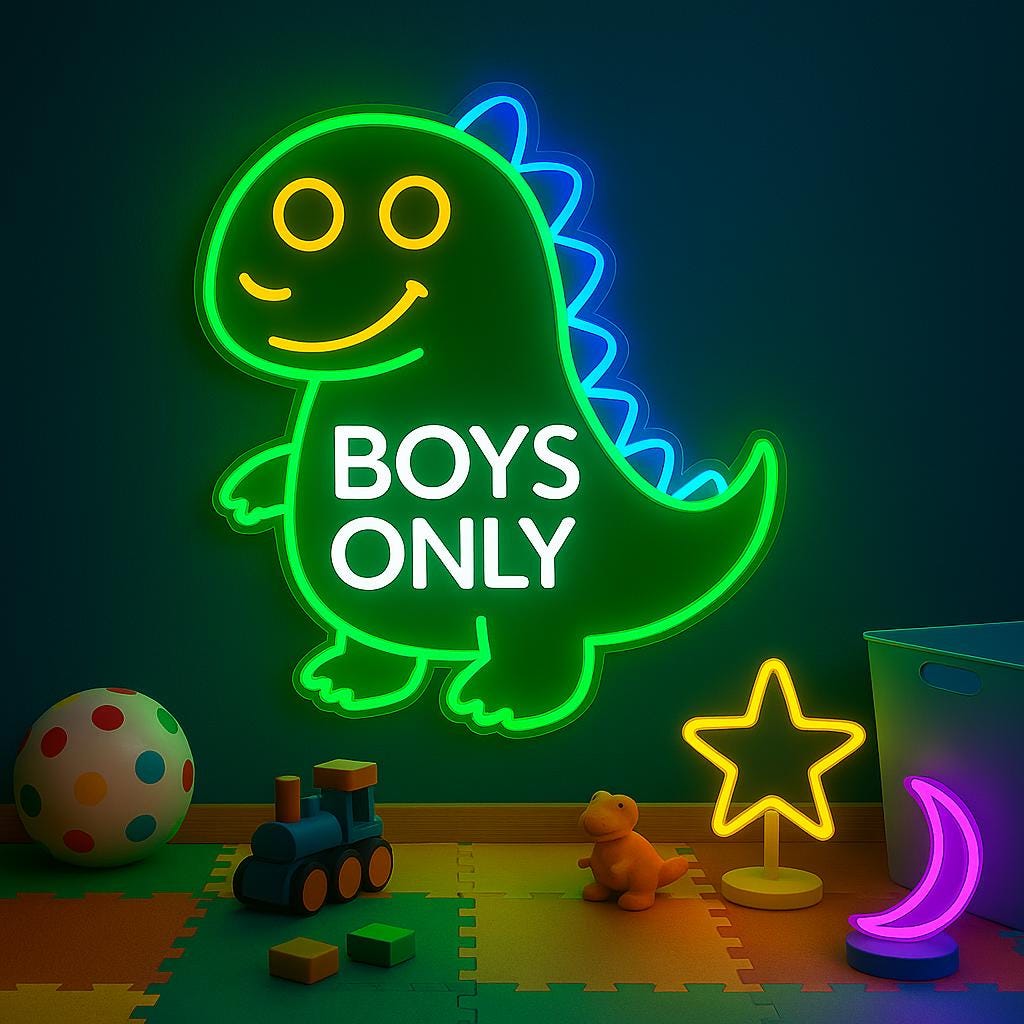 Dino Neon LED Sign GlowUp Signs