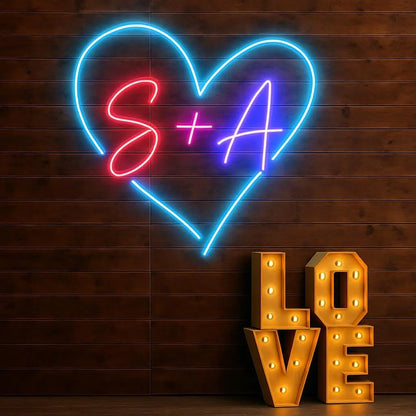 Letter Neon Sign GlowUp Signs