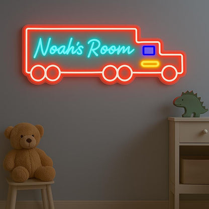 Custom Truck Neon GlowUp Signs