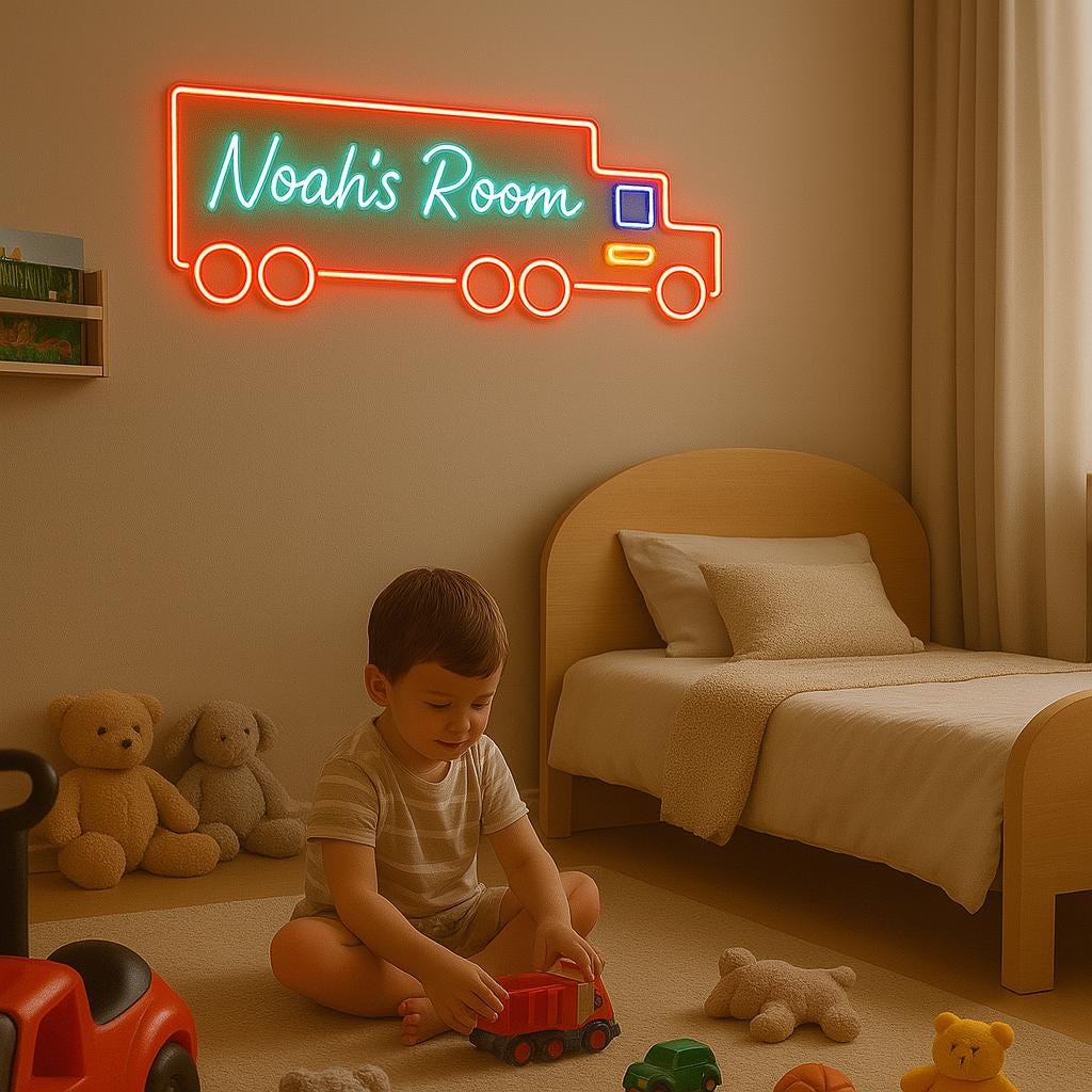 Custom Truck Neon GlowUp Signs