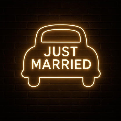 Wedding Car Neon Sign GlowUp Signs