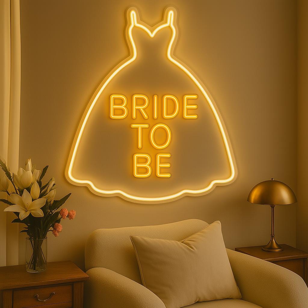 Bride Neon Sign GlowUp Signs