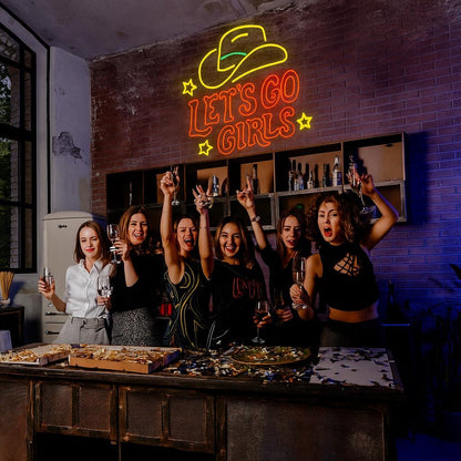 Let's Go Girls Neon Sign GlowUp Signs