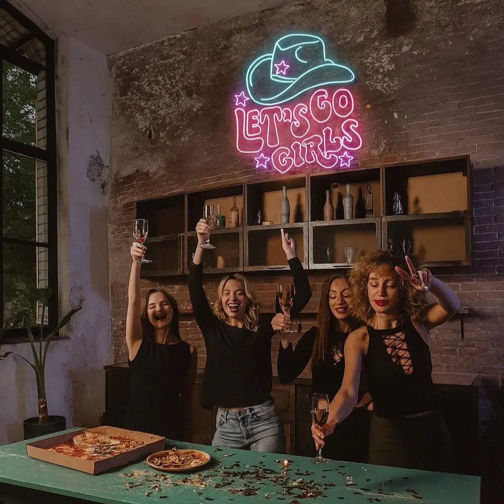Let's Go Girls Neon Sign GlowUp Signs
