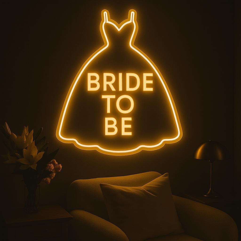 Bride Neon Sign GlowUp Signs