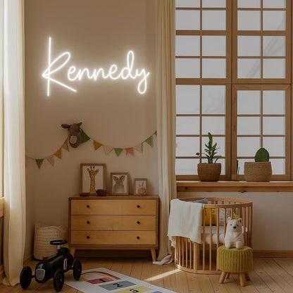 custom name sign austin led neon for kids room personalized wall light